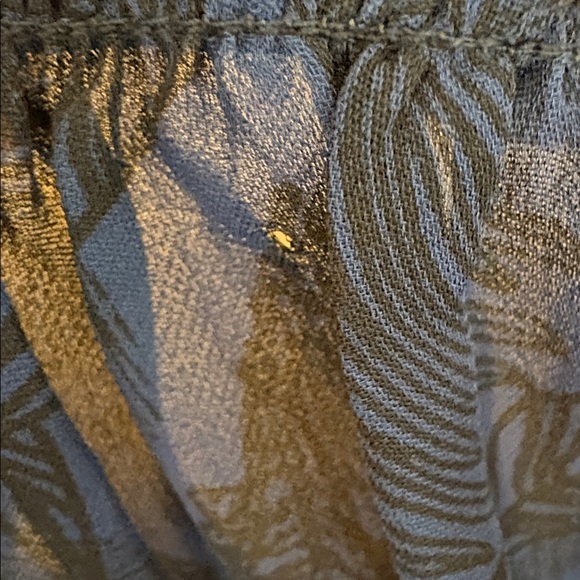 DEREK LAM 10 CROSBY Palm Leaf Print Sleeveless Blouse size 6 - Picture 8 of 8